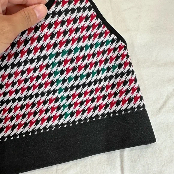 FABLETICS CAMRYN HOUNDSTOOTH SEAMLESS BRA - Picture 6 of 8